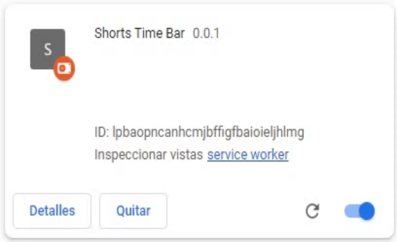 YouTube Shorts Time Bar